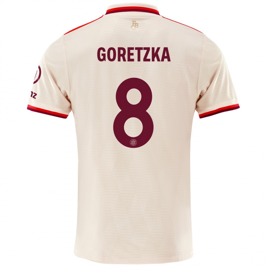 Bambino Maglia Leon Goretzka #8 Lino Kit Gara Third 2024/25 Maglietta