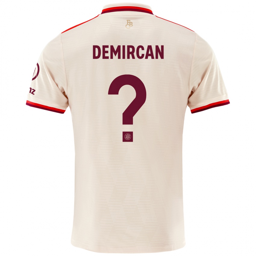 Bambino Maglia Emirhan Demircan #0 Lino Kit Gara Third 2024/25 Maglietta