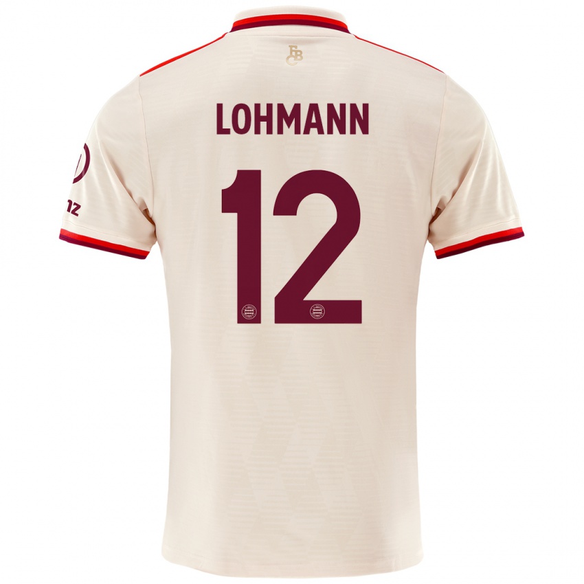 Bambino Maglia Sydney Lohmann #12 Lino Kit Gara Third 2024/25 Maglietta