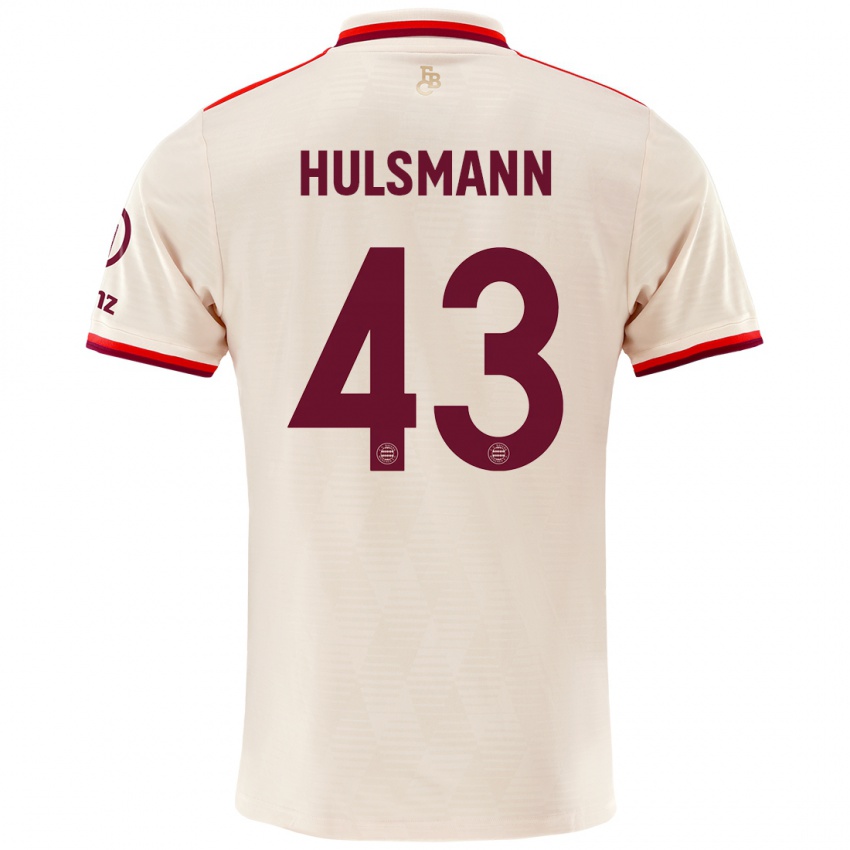 Bambino Maglia Tom Hulsmann #43 Lino Kit Gara Third 2024/25 Maglietta