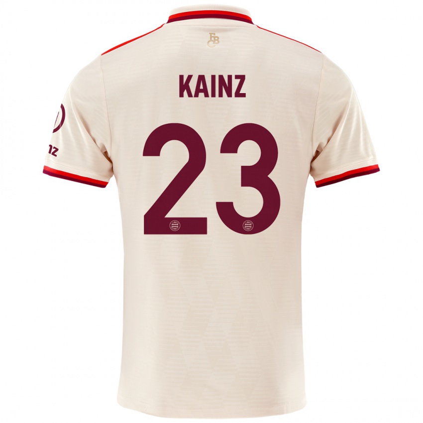 Bambino Maglia Manuel Kainz #23 Lino Kit Gara Third 2024/25 Maglietta