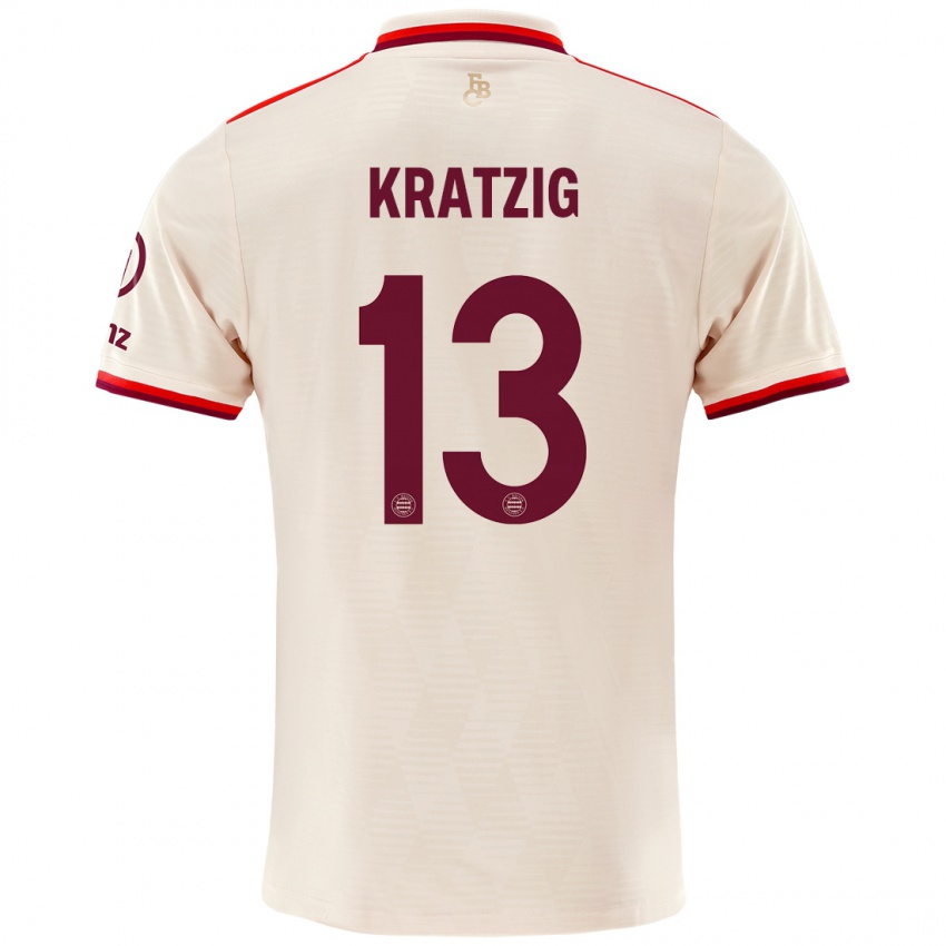 Bambino Maglia Frans Kratzig #13 Lino Kit Gara Third 2024/25 Maglietta