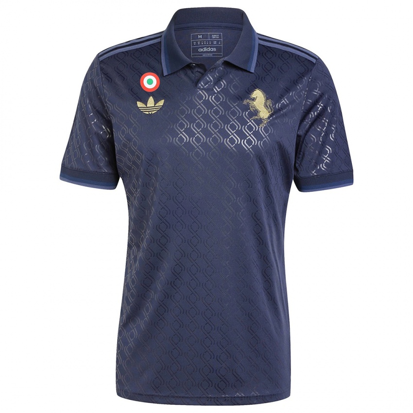 Bambino Maglia Javier Gil #4 Blu Navy Kit Gara Third 2024/25 Maglietta