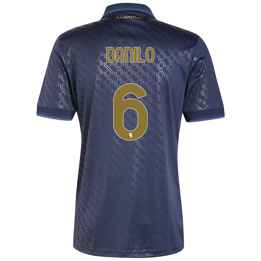 Bambino Maglia Danilo #6 Blu Navy Kit Gara Third 2024/25 Maglietta