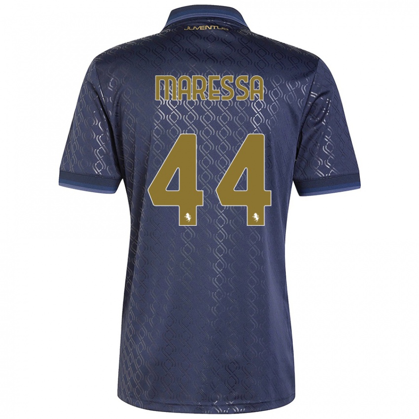 Bambino Maglia Tommaso Maressa #44 Blu Navy Kit Gara Third 2024/25 Maglietta