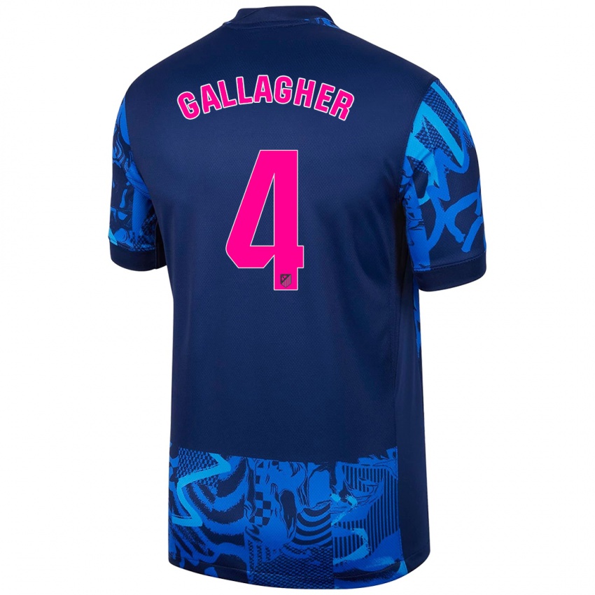 Bambino Maglia Conor Gallagher #4 Blu Reale Kit Gara Third 2024/25 Maglietta