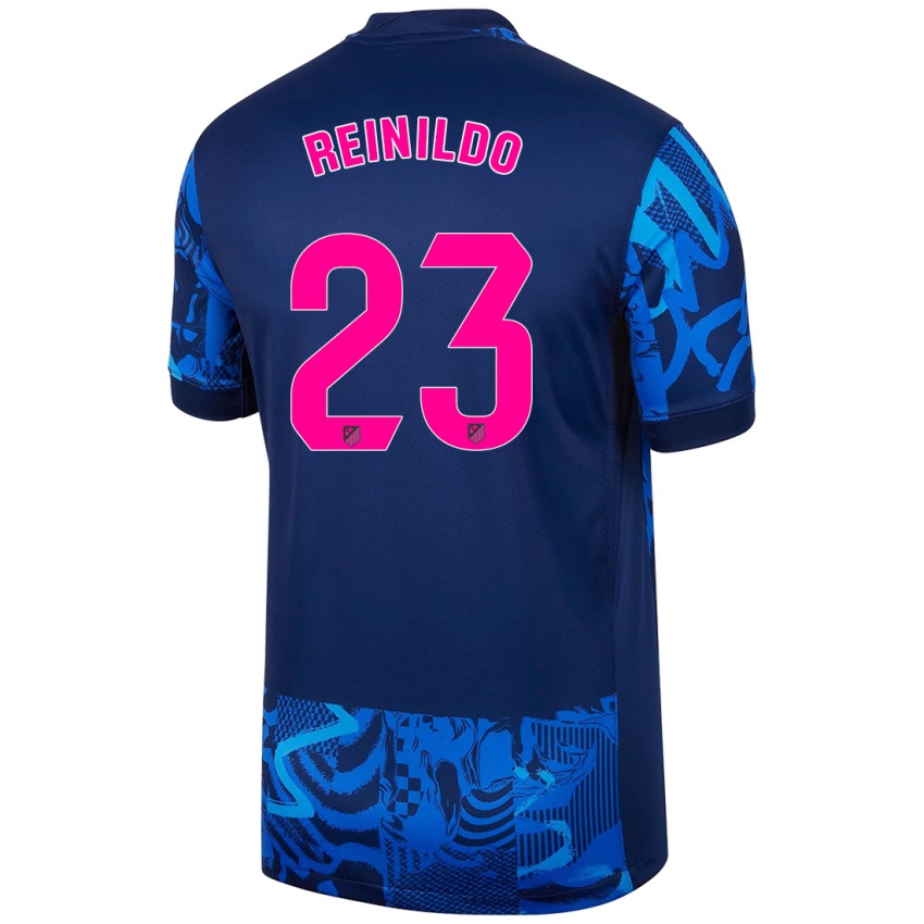 Bambino Maglia Reinildo Mandava #23 Blu Reale Kit Gara Third 2024/25 Maglietta