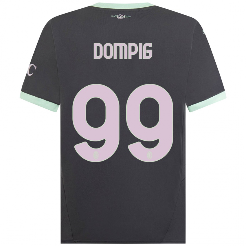 Bambino Maglia Chanté Dompig #99 Grigio Kit Gara Third 2024/25 Maglietta