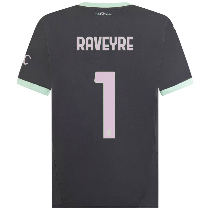 Bambino Maglia Noah Raveyre #1 Grigio Kit Gara Third 2024/25 Maglietta