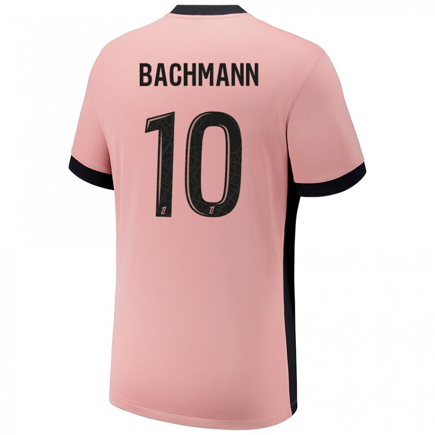 Bambino Maglia Ramona Bachmann #10 Rosa Ruggine Kit Gara Third 2024/25 Maglietta