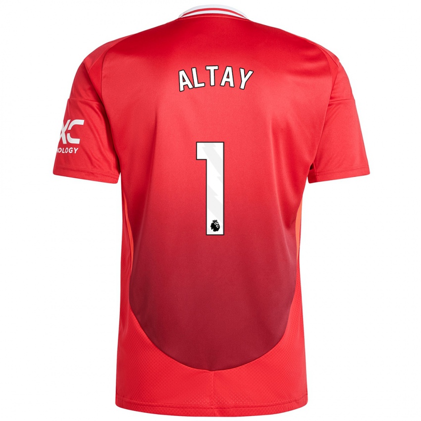 Uomo Maglia Altay Bayindir #1 Rosso Brillante Kit Gara Home 2024/25 Maglietta