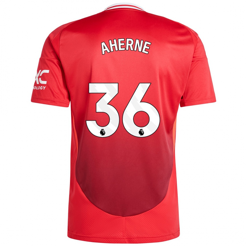 Uomo Maglia Alyssa Aherne #36 Rosso Brillante Kit Gara Home 2024/25 Maglietta