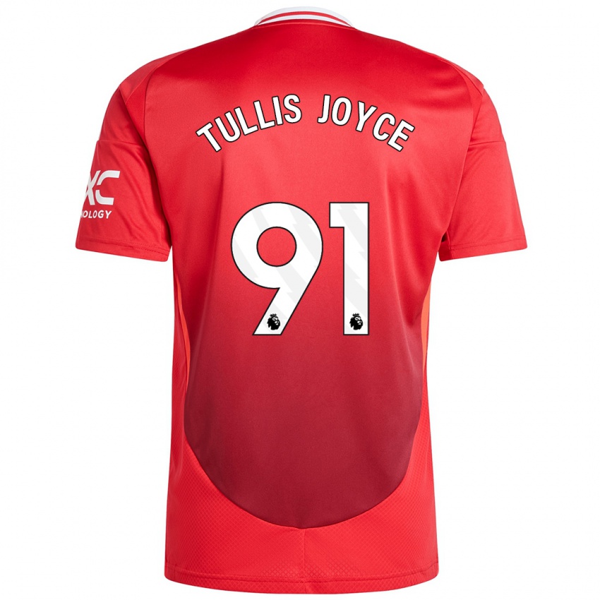 Uomo Maglia Phallon Tullis-Joyce #91 Rosso Brillante Kit Gara Home 2024/25 Maglietta