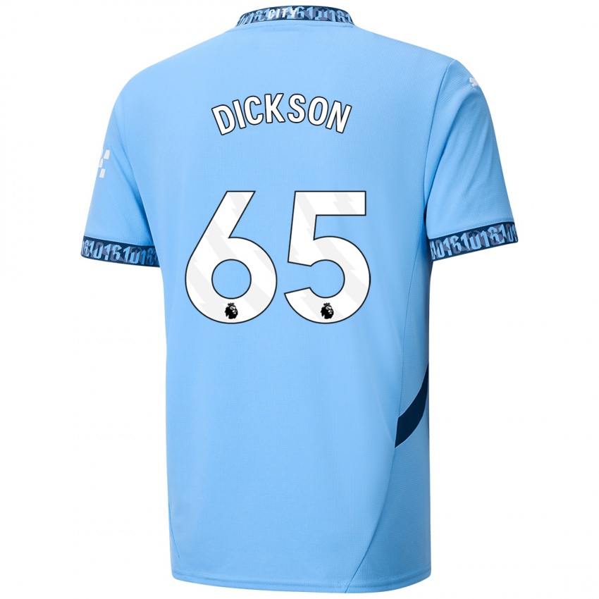 Uomo Maglia Will Dickson #65 Blu Navy Kit Gara Home 2024/25 Maglietta