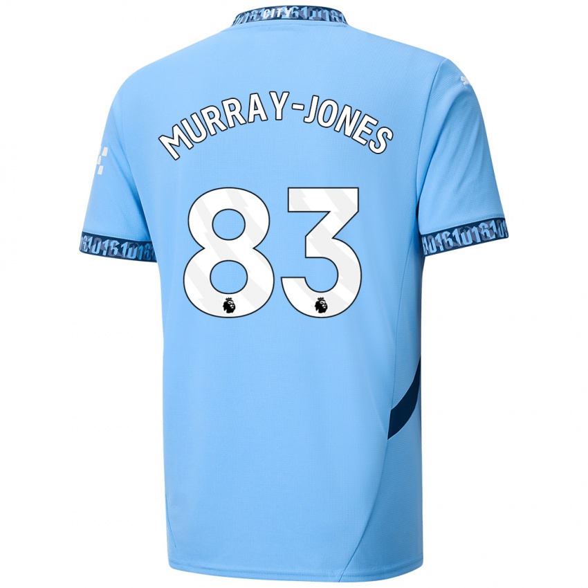 Uomo Maglia George Murray-Jones #83 Blu Navy Kit Gara Home 2024/25 Maglietta