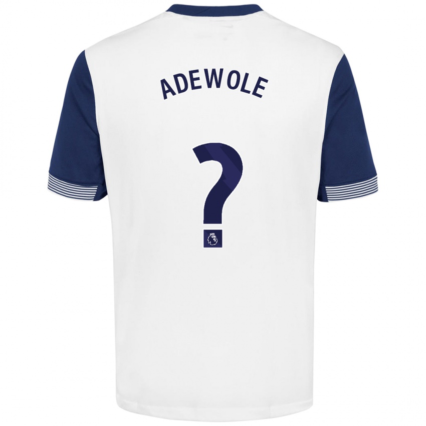 Uomo Maglia Miracle Adewole #0 Bianco Blu Kit Gara Home 2024/25 Maglietta