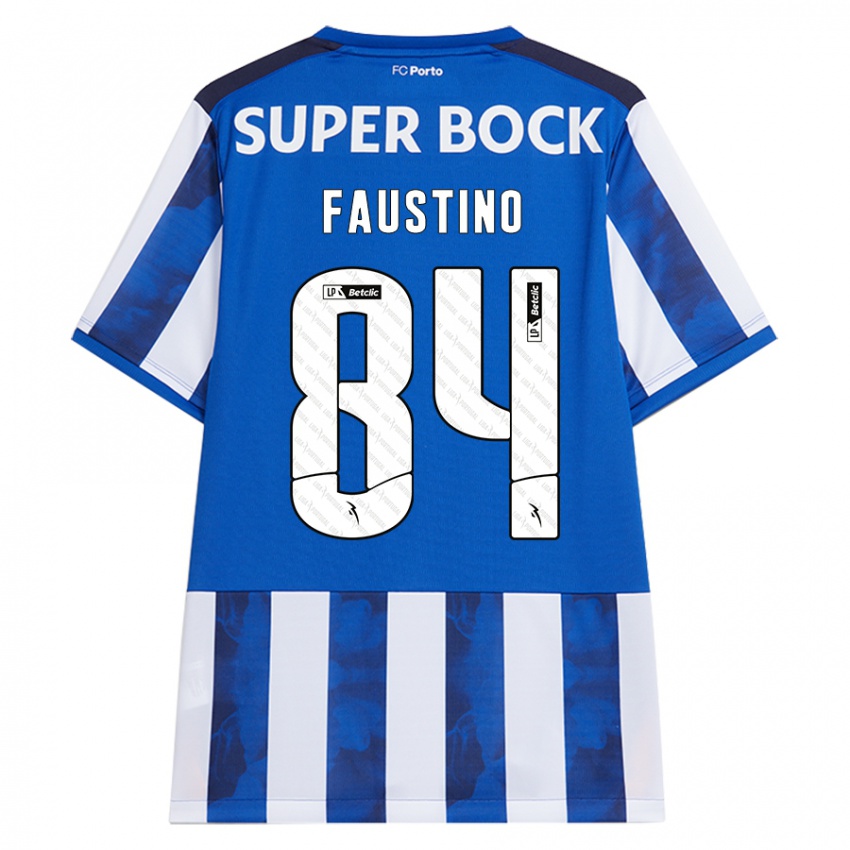 Uomo Maglia Levi Faustino #84 Blu Bianco Kit Gara Home 2024/25 Maglietta