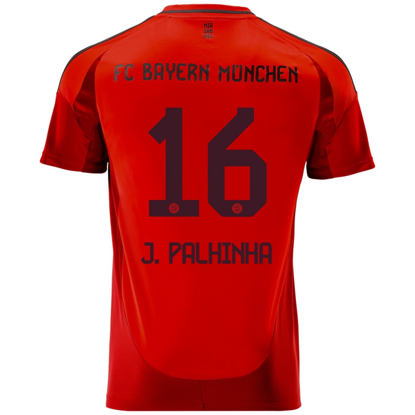 Uomo Maglia João Palhinha #16 Rosso Kit Gara Home 2024/25 Maglietta