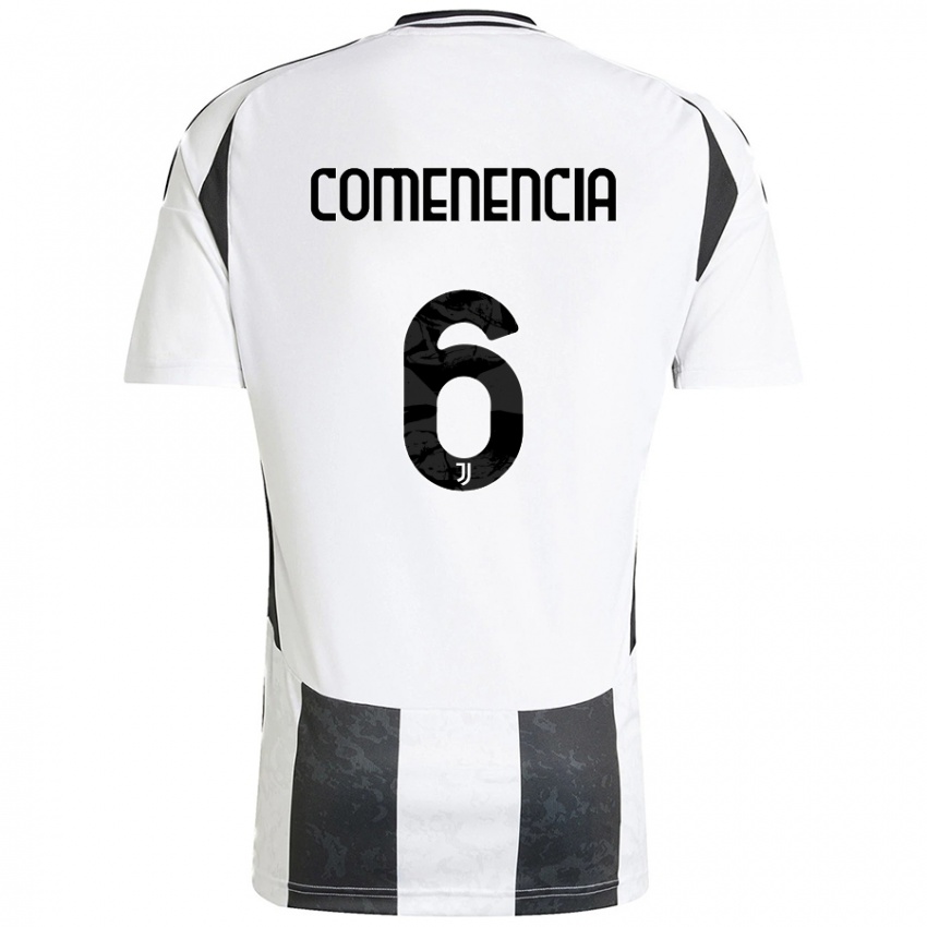 Uomo Maglia Livano Comenencia #6 Bianco Nero Kit Gara Home 2024/25 Maglietta