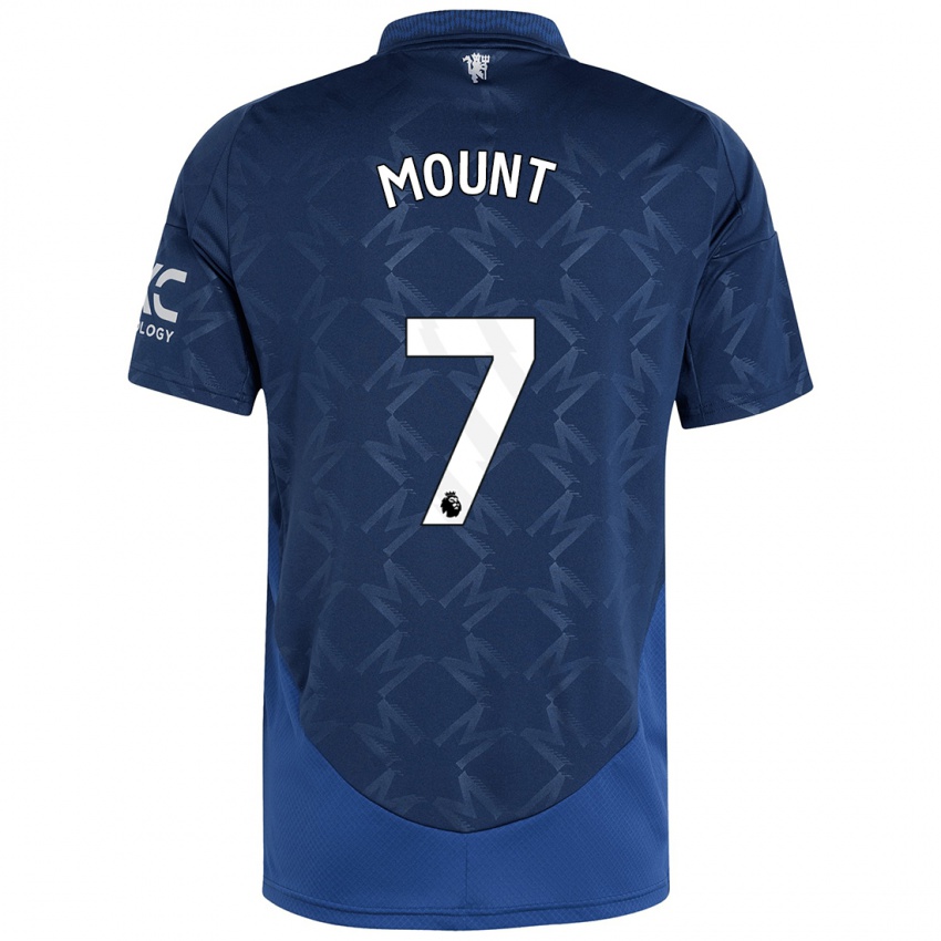 Uomo Maglia Mason Mount #7 Indaco Kit Gara Away 2024/25 Maglietta