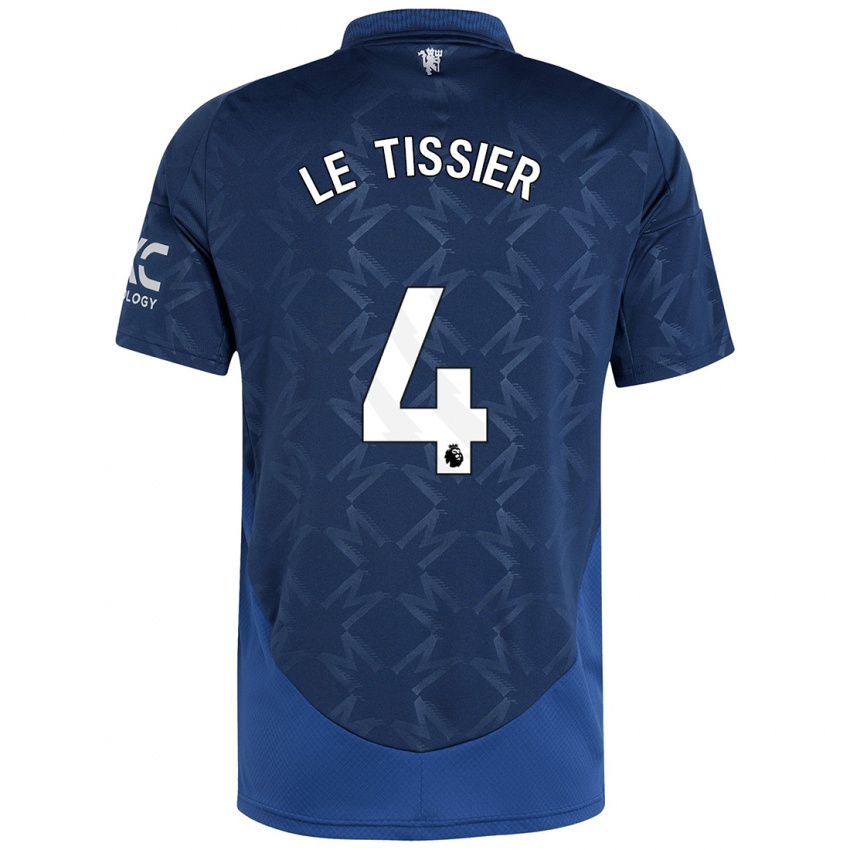 Uomo Maglia Maya Le Tissier #4 Indaco Kit Gara Away 2024/25 Maglietta