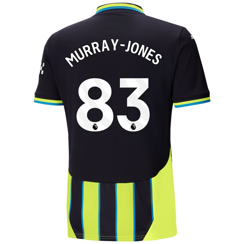 Uomo Maglia George Murray-Jones #83 Blu Giallo Kit Gara Away 2024/25 Maglietta