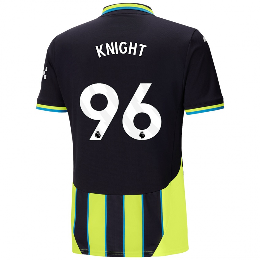 Uomo Maglia Ben Knight #96 Blu Giallo Kit Gara Away 2024/25 Maglietta