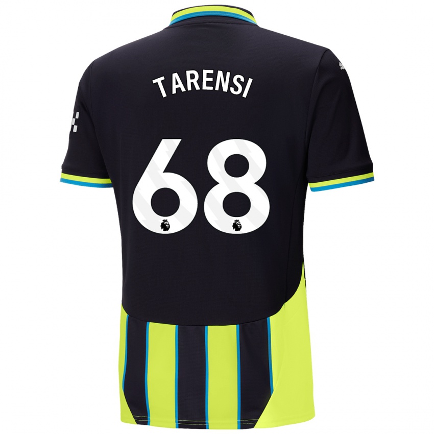 Uomo Maglia Oscar Tarensi #68 Blu Giallo Kit Gara Away 2024/25 Maglietta