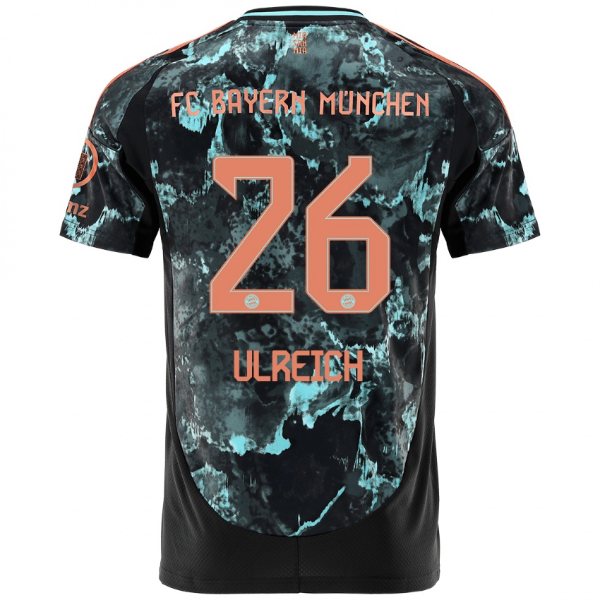 Uomo Maglia Sven Ulreich #26 Nero Kit Gara Away 2024/25 Maglietta