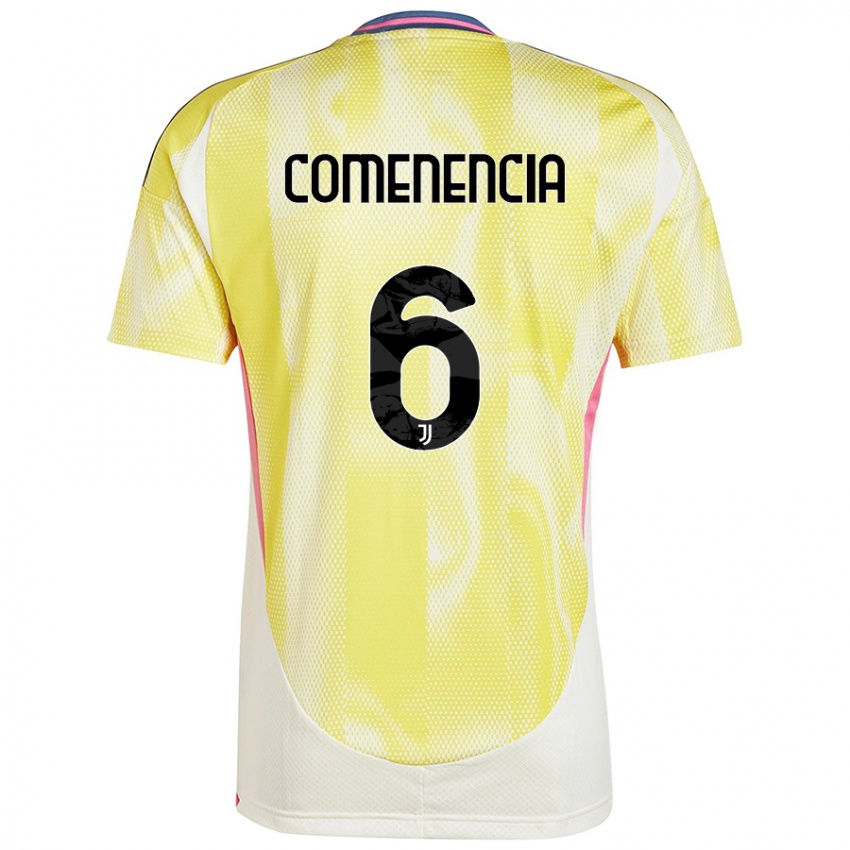 Uomo Maglia Livano Comenencia #6 Giallo Solare Kit Gara Away 2024/25 Maglietta