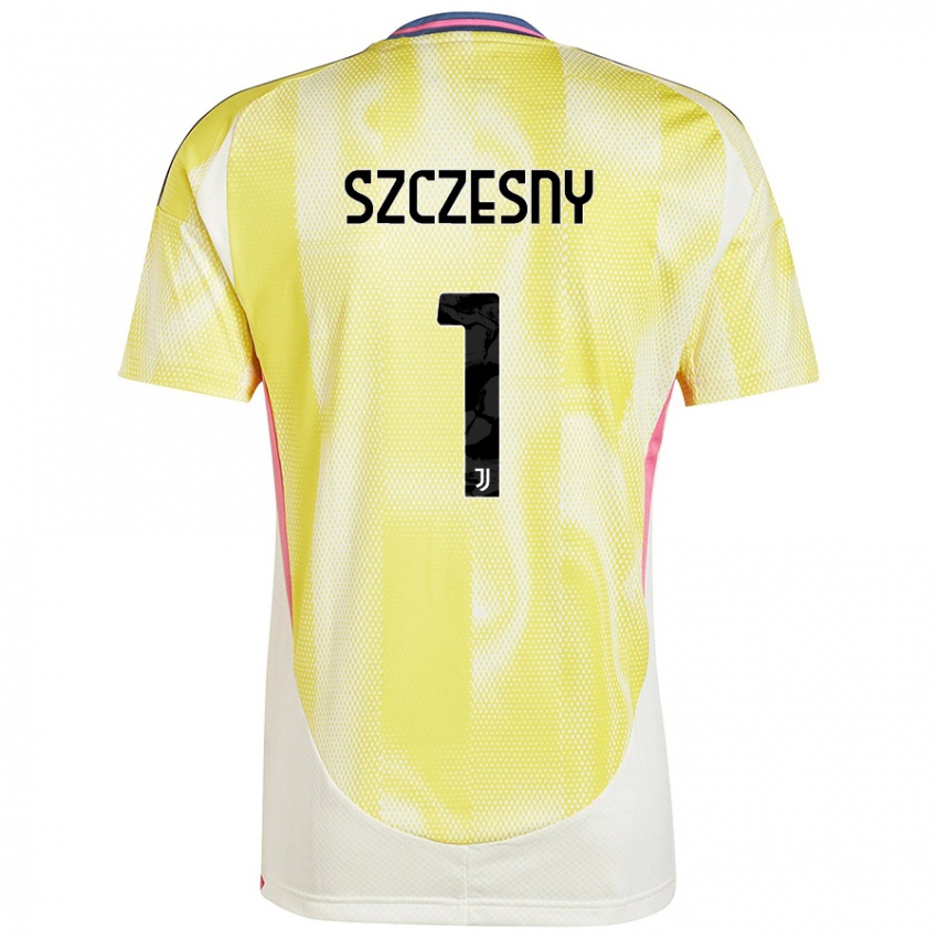 Uomo Maglia Wojciech Szczesny #1 Giallo Solare Kit Gara Away 2024/25 Maglietta