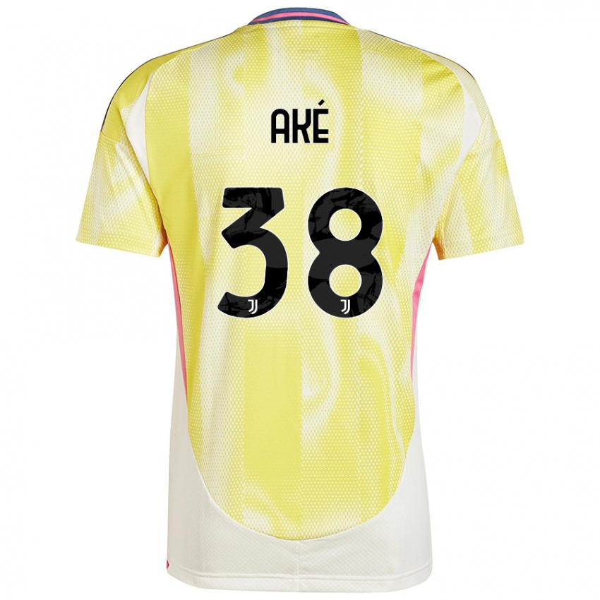 Uomo Maglia Marley Ake #38 Giallo Solare Kit Gara Away 2024/25 Maglietta