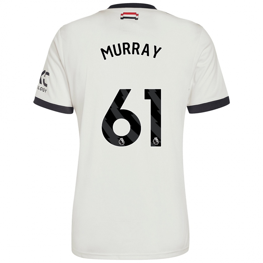 Uomo Maglia Sam Murray #61 Bianco Sporco Kit Gara Third 2024/25 Maglietta