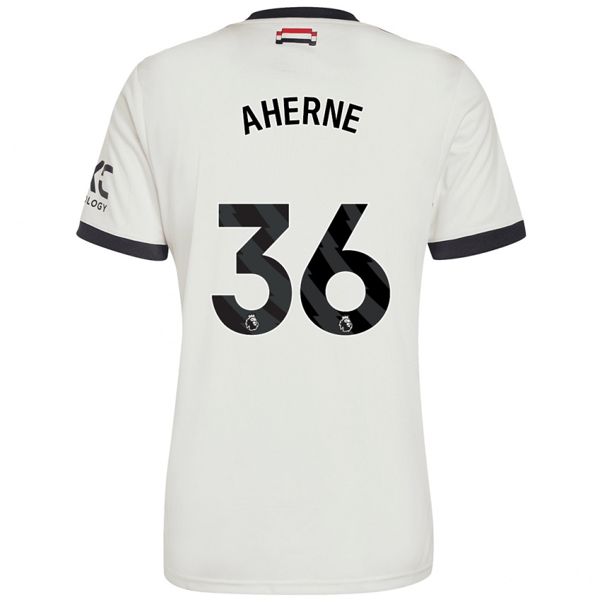 Uomo Maglia Alyssa Aherne #36 Bianco Sporco Kit Gara Third 2024/25 Maglietta