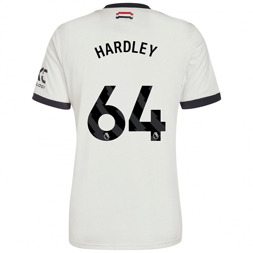 Uomo Maglia Bjorn Hardley #64 Bianco Sporco Kit Gara Third 2024/25 Maglietta