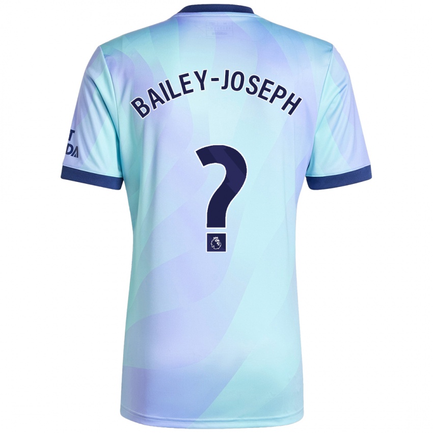 Uomo Maglia Brando Bailey-Joseph #0 Acquamarina Kit Gara Third 2024/25 Maglietta