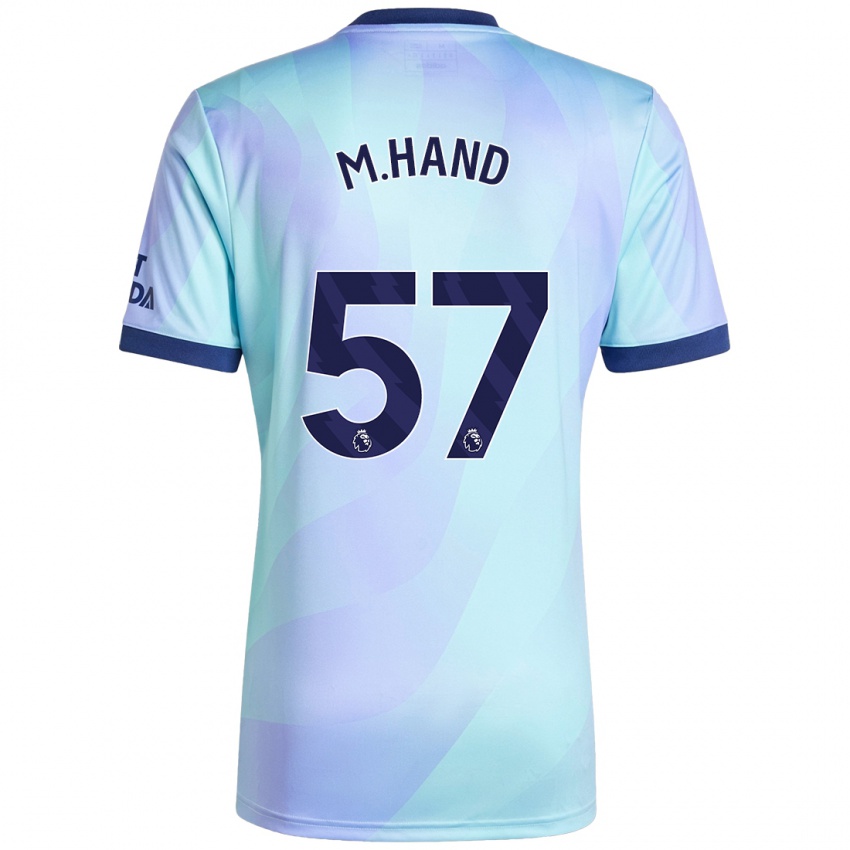 Uomo Maglia Ismail Oulad M'hand #57 Acquamarina Kit Gara Third 2024/25 Maglietta