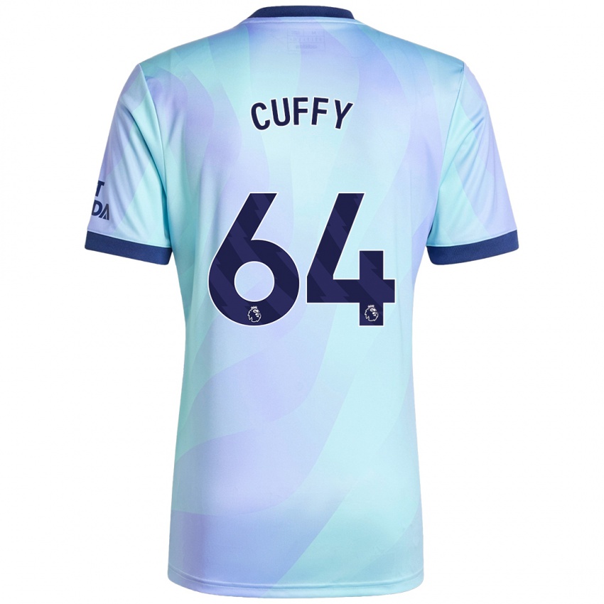 Uomo Maglia Brooke Norton Cuffy #64 Acquamarina Kit Gara Third 2024/25 Maglietta