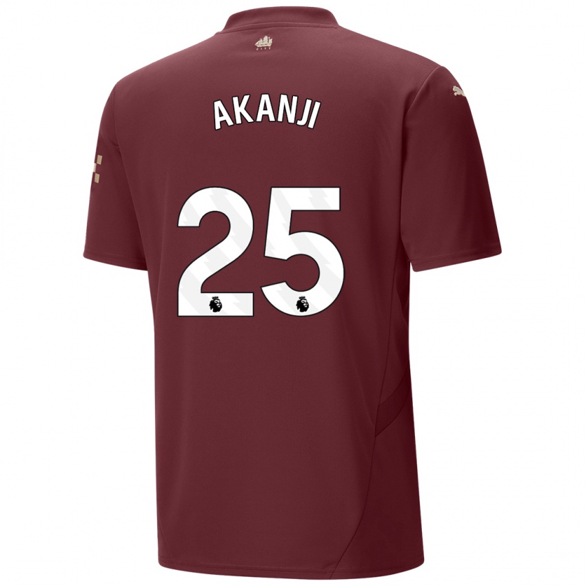 Uomo Maglia Manuel Akanji #25 Marrone Kit Gara Third 2024/25 Maglietta