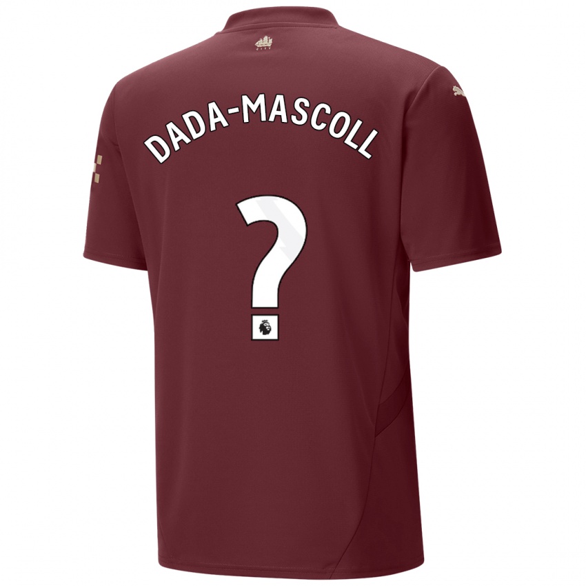 Uomo Maglia Isaiah Dada-Mascoll #0 Marrone Kit Gara Third 2024/25 Maglietta