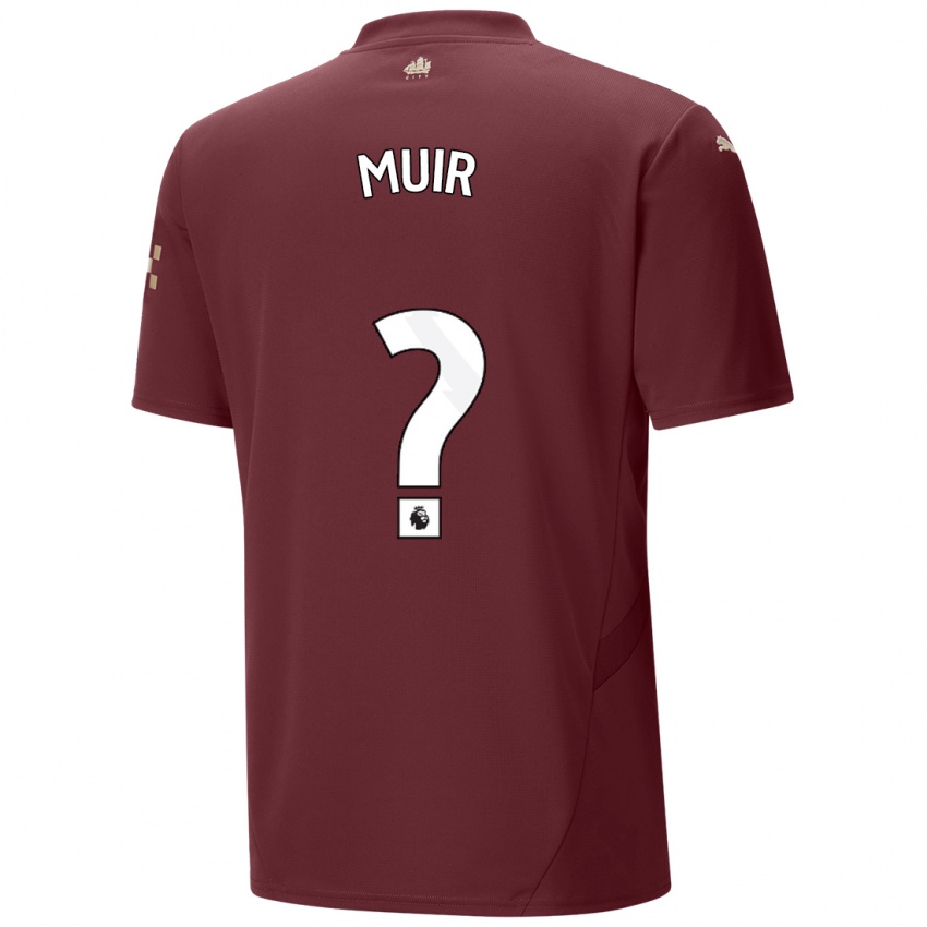 Uomo Maglia Ashton Muir #0 Marrone Kit Gara Third 2024/25 Maglietta