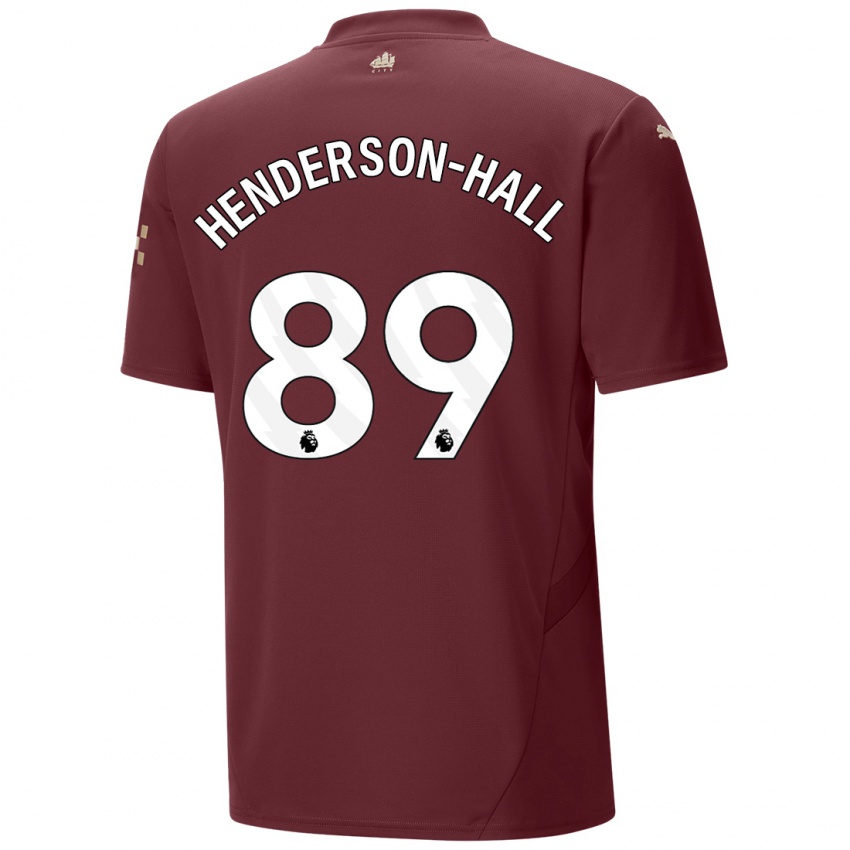 Uomo Maglia Matty Henderson-Hall #89 Marrone Kit Gara Third 2024/25 Maglietta