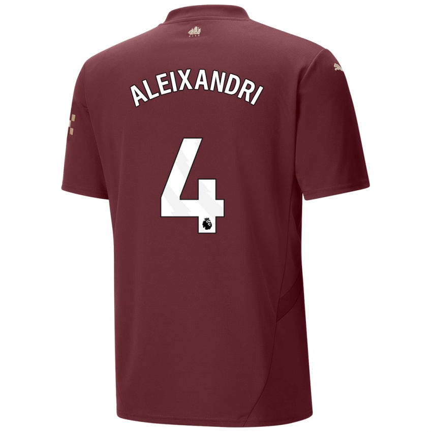 Uomo Maglia Laia Aleixandri #4 Marrone Kit Gara Third 2024/25 Maglietta