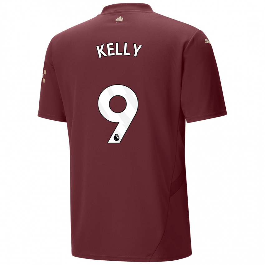 Uomo Maglia Chloe Kelly #9 Marrone Kit Gara Third 2024/25 Maglietta