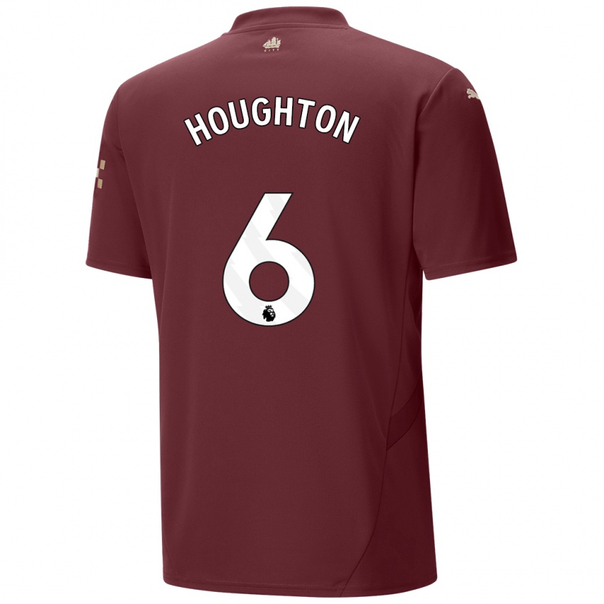 Uomo Maglia Steph Houghton #6 Marrone Kit Gara Third 2024/25 Maglietta