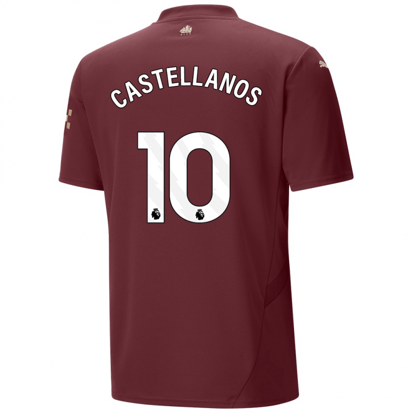 Uomo Maglia Deyna Castellanos #10 Marrone Kit Gara Third 2024/25 Maglietta