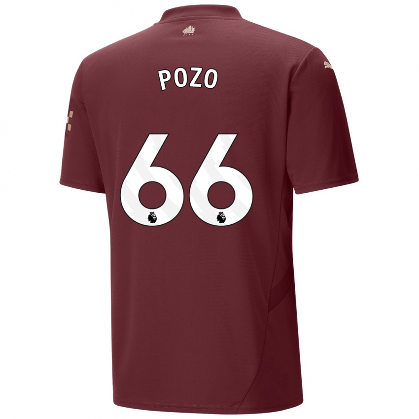 Uomo Maglia Iker Pozo #66 Marrone Kit Gara Third 2024/25 Maglietta