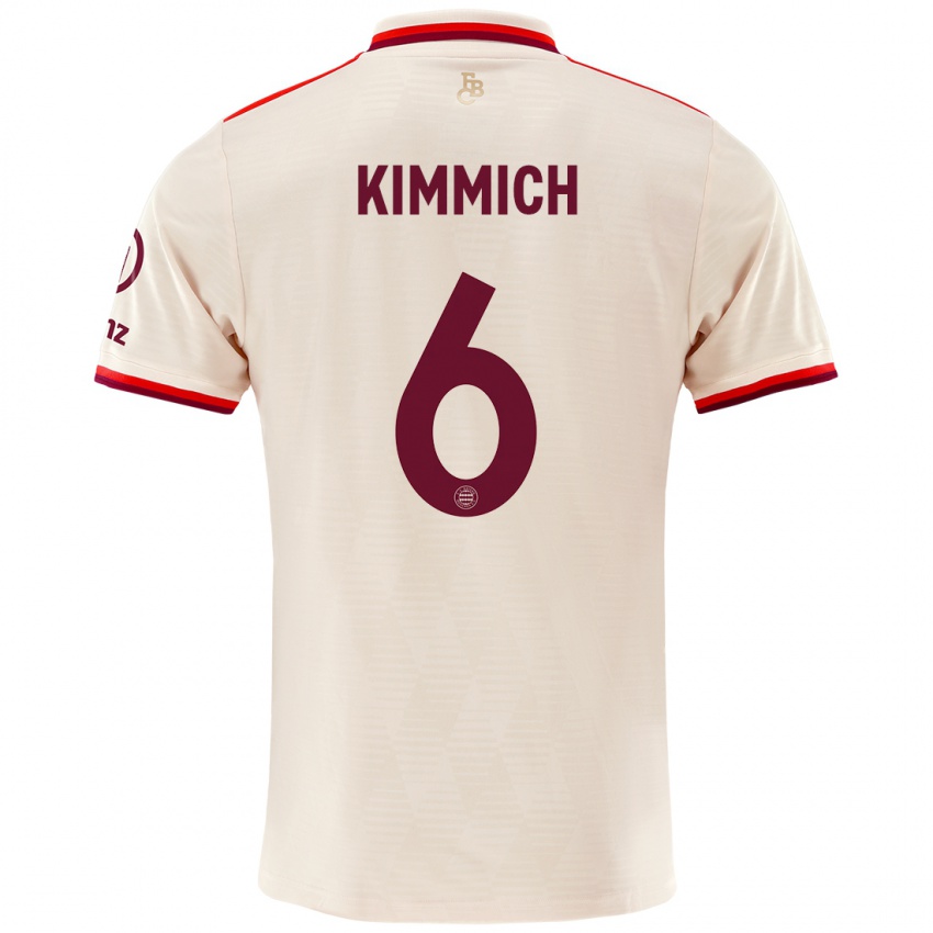 Uomo Maglia Joshua Kimmich #6 Lino Kit Gara Third 2024/25 Maglietta