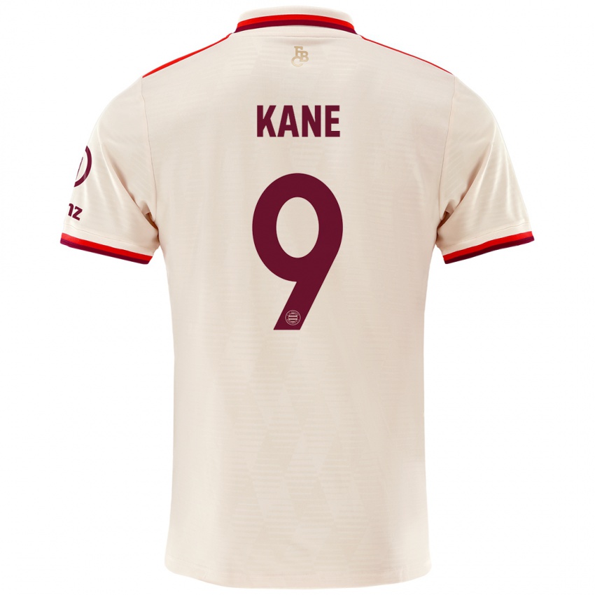 Uomo Maglia Harry Kane #9 Lino Kit Gara Third 2024/25 Maglietta