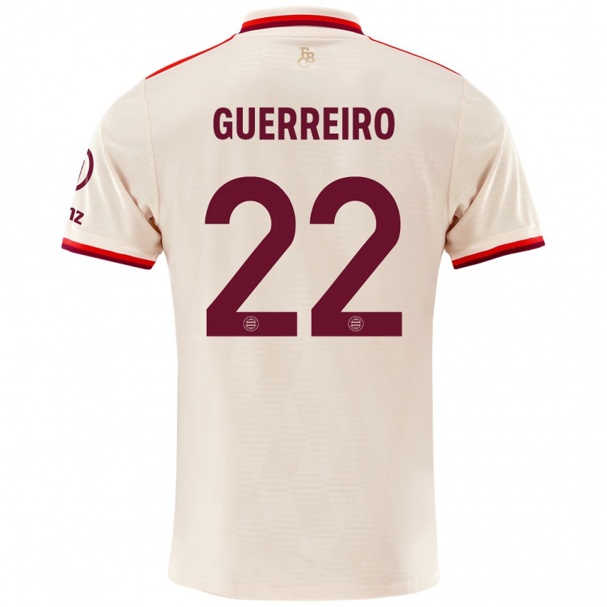 Uomo Maglia Raphaël Guerreiro #22 Lino Kit Gara Third 2024/25 Maglietta